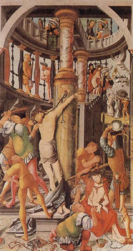 Jorg Ratgeb The Flagellation of Christ France oil painting art